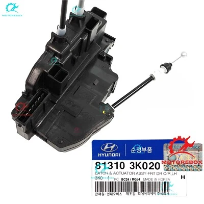 Actuador de pestillo de cerradura de puerta GENUINO DELANTERO IZQUIERDO para 06-07 Hyundai Sonata ✅813103K020✅ Foto 1 de 4