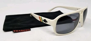 Gafas de sol Anarchy Indie Rasta Reggae polarizadas blancas marfil 420 excelentes con bolsa - Imagen 1 de 18
