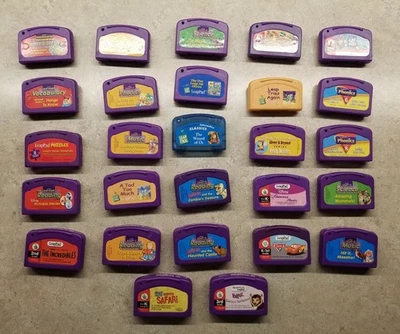 27 Assorted Lot Of Leapfrog LeapPad Learning Game Cartridges ONLY, No Duplicates - Image 1 of 4