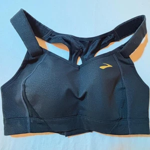 Sujetador Deportivo Brooks Juno 32C Negro Alto Impacto Correas Ajustables Correr Gimnasio - Imagen 1 de 6