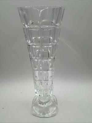 6.5” Tall Crystal Bud Vase. Heavy Lead Crystal, Weighs 11.5 Ounces Preowned READ - Image 1 of 4