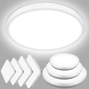 Lámpara de techo LED Lámpara de techo Dormitorio Baño Salón Cocina Pasillo Lámpara - Imagen 1 de 138