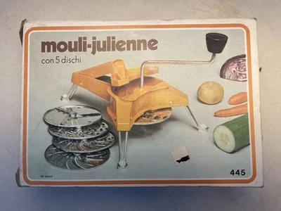 Vintage 1970’s Moulinex Mouli Julienne #445 Rotary Food Processor 5 Discs - Image 1 of 4