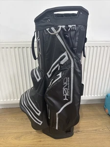 2023 Sun Mountain H2NO Lite Golf Cart Bag, schwarz, 14-fach, Regenhaube, Gurt, 2,8 kg - Bild 1 von 20