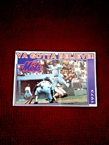 1973 New York Mets, Ya Gotta Believe /front/back crease - Bild 1 von 4