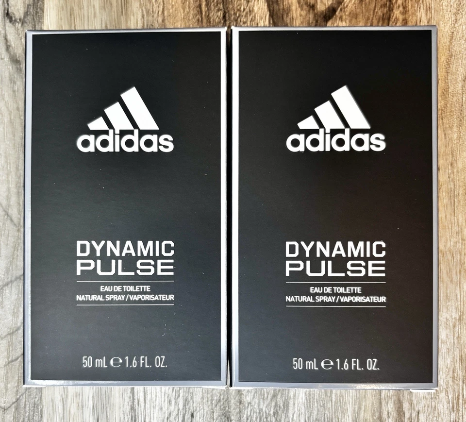 Adidas Dynamic Pulse Hombre Eau de Toilette 1.6 fl oz Lote de 2 Foto 1 de 1