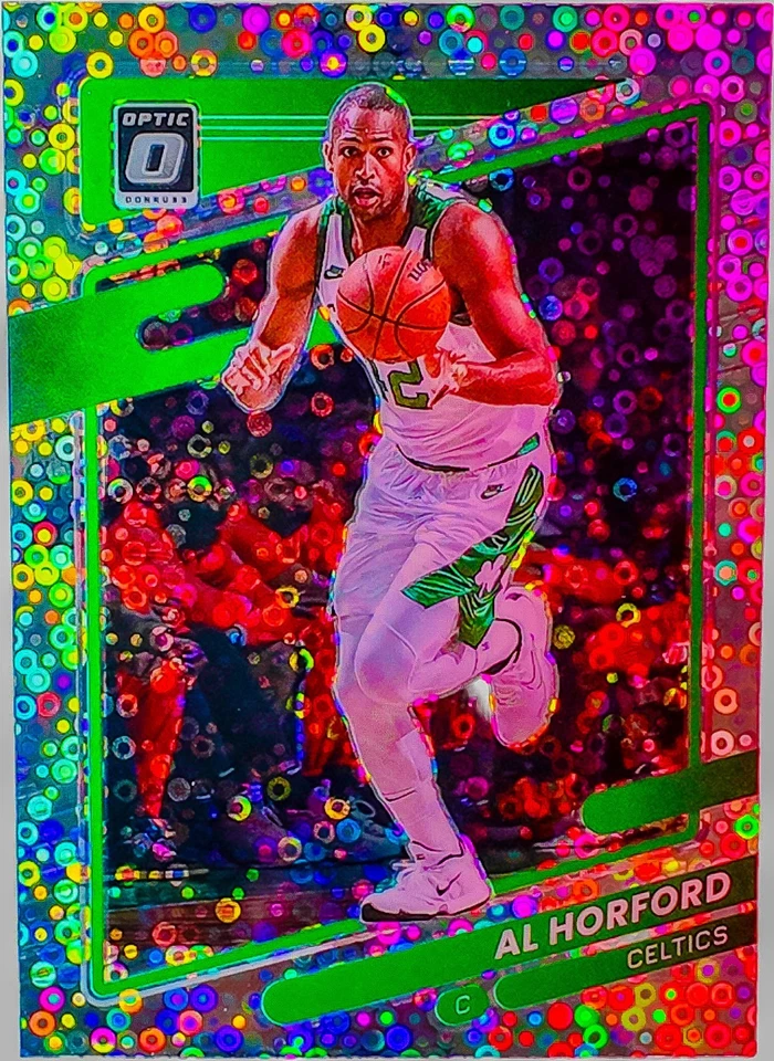 Al Horford 2021-22 Optic Fast Break Prizm Silver Disco Holo Refractor #37 - Image 1 of 2