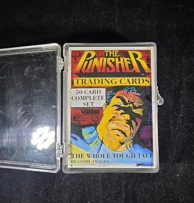 1988 The Punisher Marvel Trading Cards - Complete 50 Card Set - Comic Images - Image 1 of 2