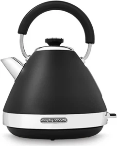 Hervidor de agua Morphy Richards Venture Pyramid 1,5 L 3KW negro 100131 - Imagen 1 de 5