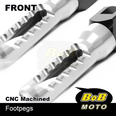 Clavijas de pie delanteras BOB CNC TITANIO para MV Agusta Dragster 800 14 15 16 17 Foto 1 de 4