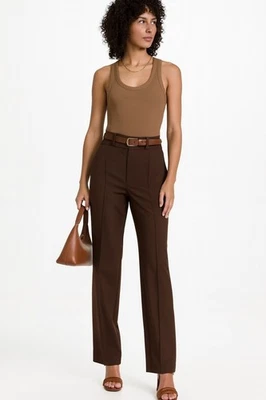 INC Size 16 Stylist Elegnt Brown Wide Leg Dress Trousers Pants - Image 1 of 4