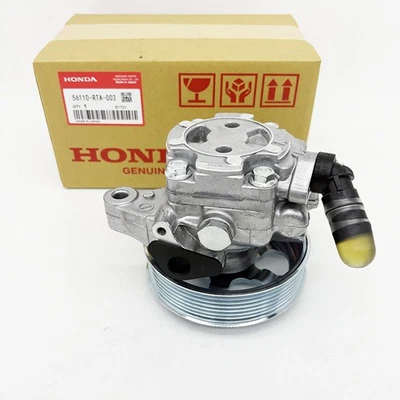 NEW OEM Power Steering Pump w/ Pulley For 2002-2011 Acura Honda CR-V 2.4L US - Image 1 of 3