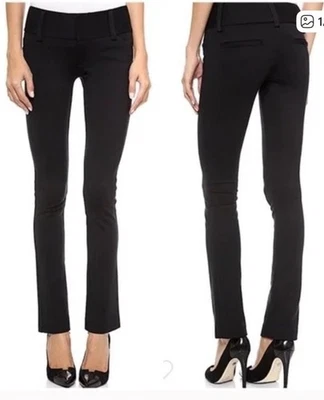 Pantalón Pantalón ALICE + OLIVIA Stacey Bendet Talla 2 Andrew Skinny Ponte Negro Foto 1 de 4