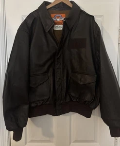 USAF Air Force Type A-2 Lederjacke 52 Regular Cooper Ziegenleder Neu - Bild 1 von 6