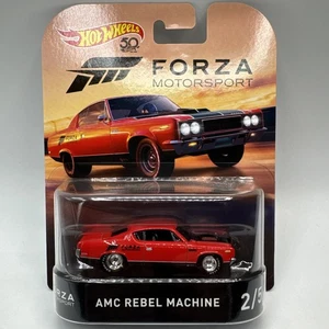 2018 Hot Wheels Retro Entertainment Forza Motorsport AMC Rebel Machine 2/5 Neu - Bild 1 von 2