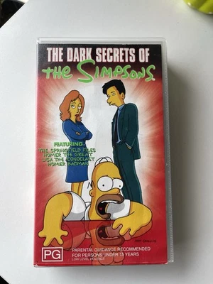 The Dark Secrets Of The Simpsons - Vintage VHS (1996) - PAL - image 1 of 3