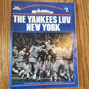 1979 Baseball New York Yankees Yearbook Program Media Guide Book Roster Schedule - Picture 1 of 12