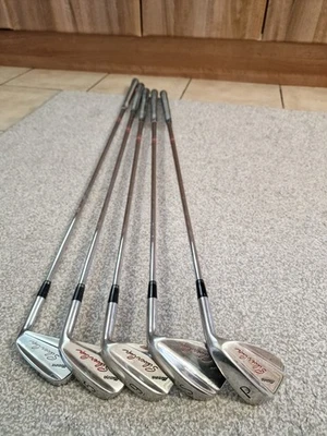 5 clubs of MIZUNO Silver Cup Blade Golf Irons 359SWA -Right-Handed Red Letter, T - Image 1 of 4