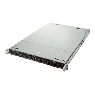 Server 1U Cto Supermicro Cse-813 + Mounting Rails - Image 1 of 3