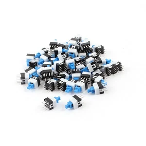 55pcs 7x.7mm DPDT Mini Micro Interruptor pulsador momentáneos a través DIP - Imagen 1 de 1
