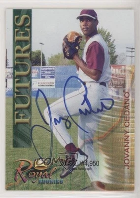 2000 Royal Rookies Futures Auto /4950 Jovanny Cedeno #7 Auto RC - Image 1 of 2
