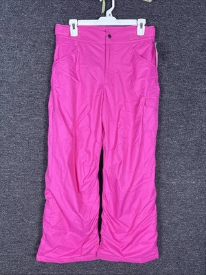NUEVO Columbia Niñas Med Nieve/Esquí Pantalones Forrados de Vellón Rosa Caliente Snow Boarding Foto 1 de 3