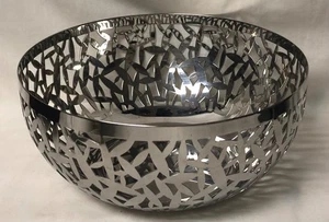 ALESSI STAINLESS CACTUS FRUIT BOWL MCM STYLE MARTA SANSONI DESIGNER 2002 - 8.25" - Picture 1 of 8