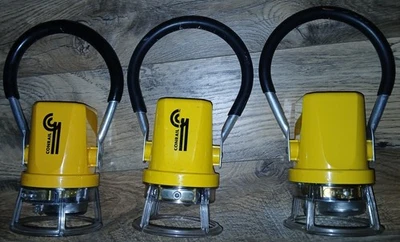 Lote de 3 linternas de ferrocarril Starlite 292 amarillas, usadas Foto 1 de 4