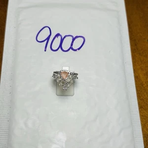 Anillo Bomb Party Usado Talla 7 BP Triángulo Melocotón Moderno Rodio Pl - Imagen 1 de 14