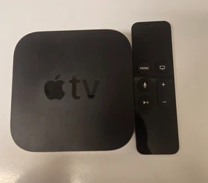 Apple TV Media Streamer - Black (Model A1842) with remote (Model A1513) - Picture 1 of 6