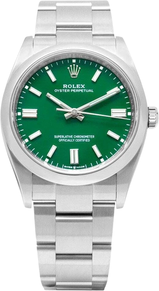 Rolex Oyster Perpetual 124300 Silver Oyster Bracelet with Silver Bezel