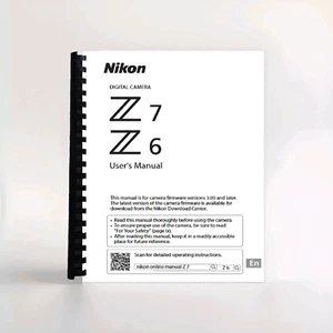 Nikon Z7 Z6 User's Manual - Picture 1 of 1