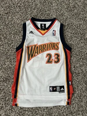 Camiseta Adidas Golden State Warrior Throwback Jason Richardson #23 Talla Juvenil S Foto 1 de 4