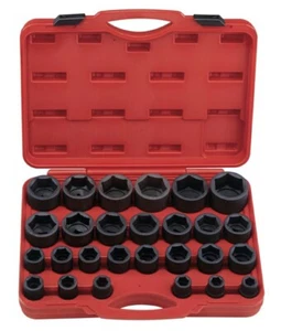 Genius Tools IS-627M 27pc 3/4"Dr Metric Impact Socket Set *Lifetime Warranty* - Picture 1 of 1