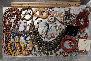 BOHO VIBE Set ✨ALLE GEBRAUCHSSPUREN✨ Konvolut Schmuck mit Sterling Ohrringen, Vintage bis jetzt! - Bild 1 von 10