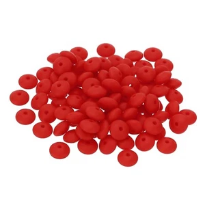 PATIKIL 12mm Silicone Beads,50PCS Silicone Beads Bulk Abacus Spacer Beads Len... - Picture 1 of 6