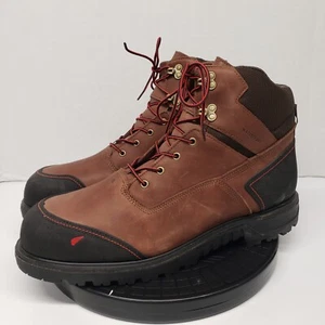 Red Wing 454 Mens 6-inch Waterproof Soft Toe Electrical Hazard Protection Sz 15D - Picture 1 of 15