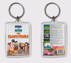 THE FLINTSTONES SEGA MASTER SYSTEM LLAVERO KEYRING - Imagen 1 de 1