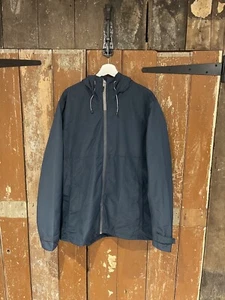 Crivit Jacket Coat Hooded Blue Men's Size 42 Full Zip Pockets - Picture 1 of 15