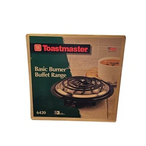 Toastmaster Basic Burner Buffet Range Hot Plate #6420 USA New Sealed READ DESC - Picture 1 of 3