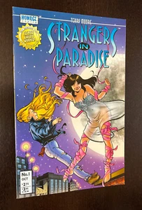 STRANGERS IN PARADISE #1 (Hommage Comics 1996) -- Jim Lee Backcover -- Fast neuwertig - - Bild 1 von 2