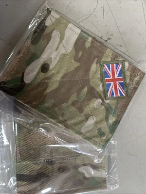 BRITISH ARMY MTP BLANKING PATCHES SET OF 2 SIDES BRAND NEW PAIR MULTICAM VELRO