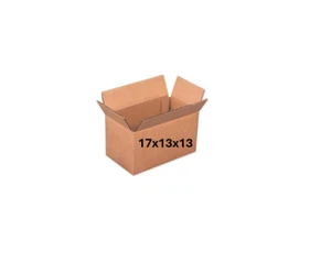 17" x 13" x 13" CARDBOARD BOX - SINGLE BOX - SMALL MOVING BOX - Picture 1 of 4