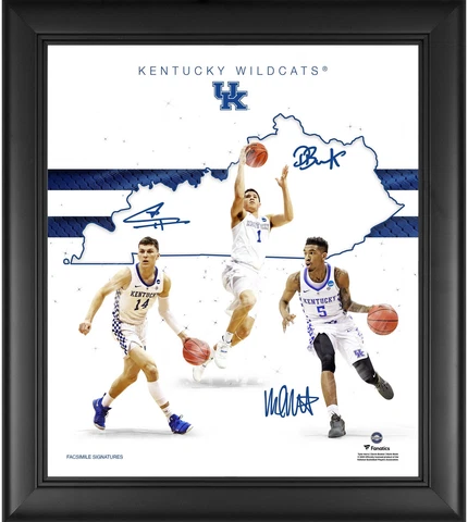 Kentucky Wildcats Framed 15x17 Guards Franchise Foundations Collage Cover