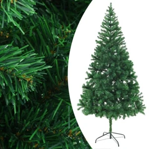 Grün PVC Weihnachtsbaum Künstlicher Tannenbaum 210 cm mit Ständer - Bild 1 von 6