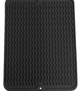 Alfombrilla de silicona antideslizante para secado de platos almohadilla plegable para fregadero de drenaje 58x45 cm - Imagen 1 de 8