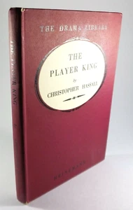 The Player King Christopher Hassall 1953 Hardback Vintage Book Rare Collectable - Imagen 1 de 10