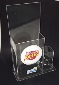 THREE (3) Brochure plastic Countertop Displays with Pencil Holder TRADE SHOW - Picture 1 of 2