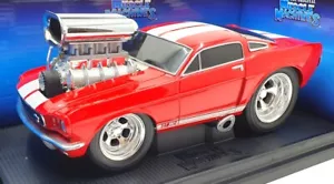 Muscle Machines 1/18 Scale Model Car 61189 1966 Ford Mustang Red/ White Stripes - Picture 1 of 5
