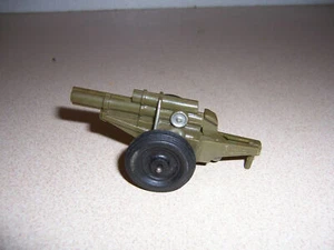 50er Jahre Vintage Banner Hartplastik Spielzeug Armee Mörser Gewehr - Bild 1 von 4